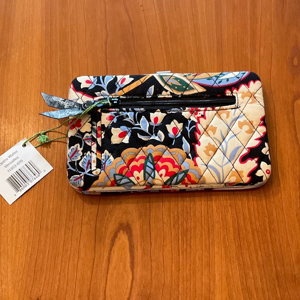 Vera Bradley Opera Wallet - Black and Red - Picture 3 of 8
